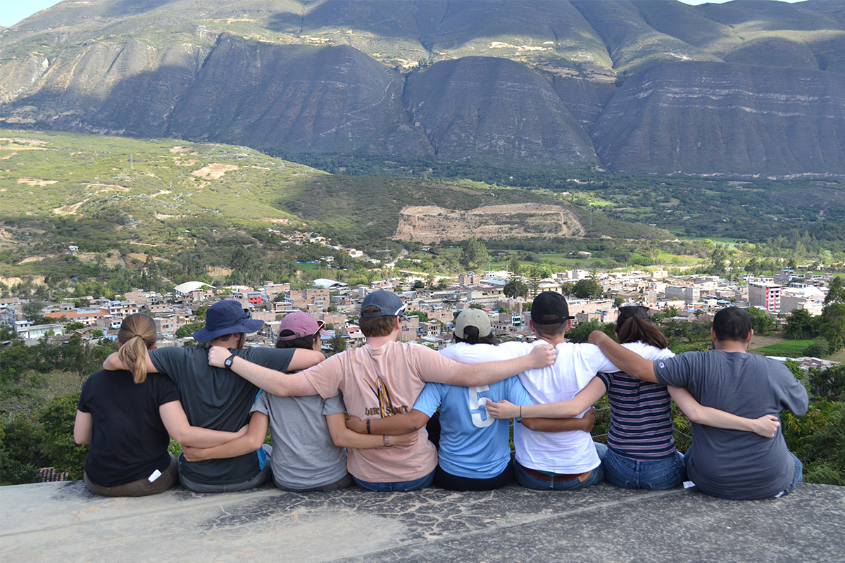 The Peru Travel Team in La Huaylla, Peru