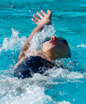 Aislinn Dresler in the pool