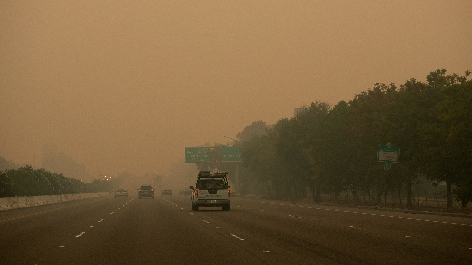 Interstate 80 by UC Davis