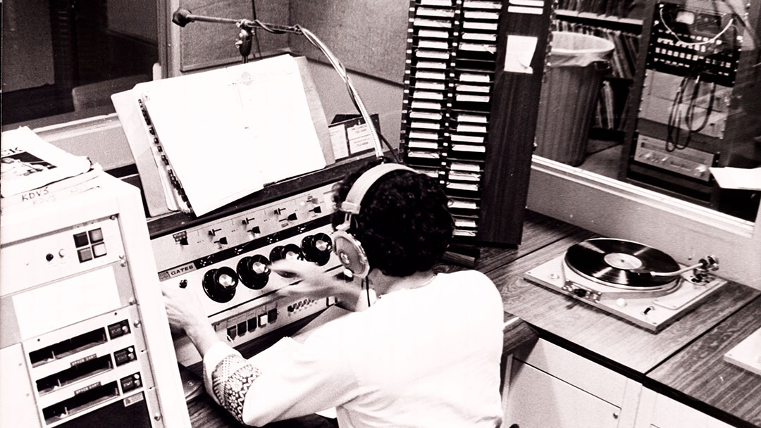 KDVS on the air in 1979