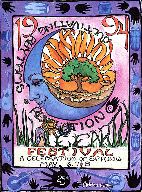 Whole Earth Festival poster, 1994