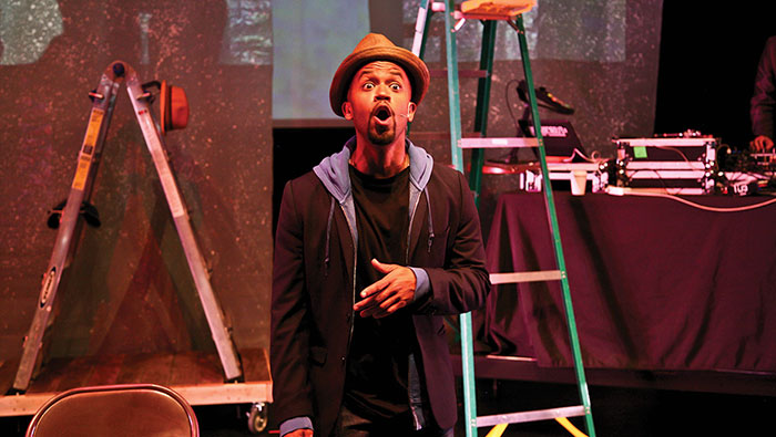 Dahlak Brathwaite onstage