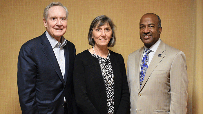 Left to right: George Keiffer, Debra Stegura and Gary May