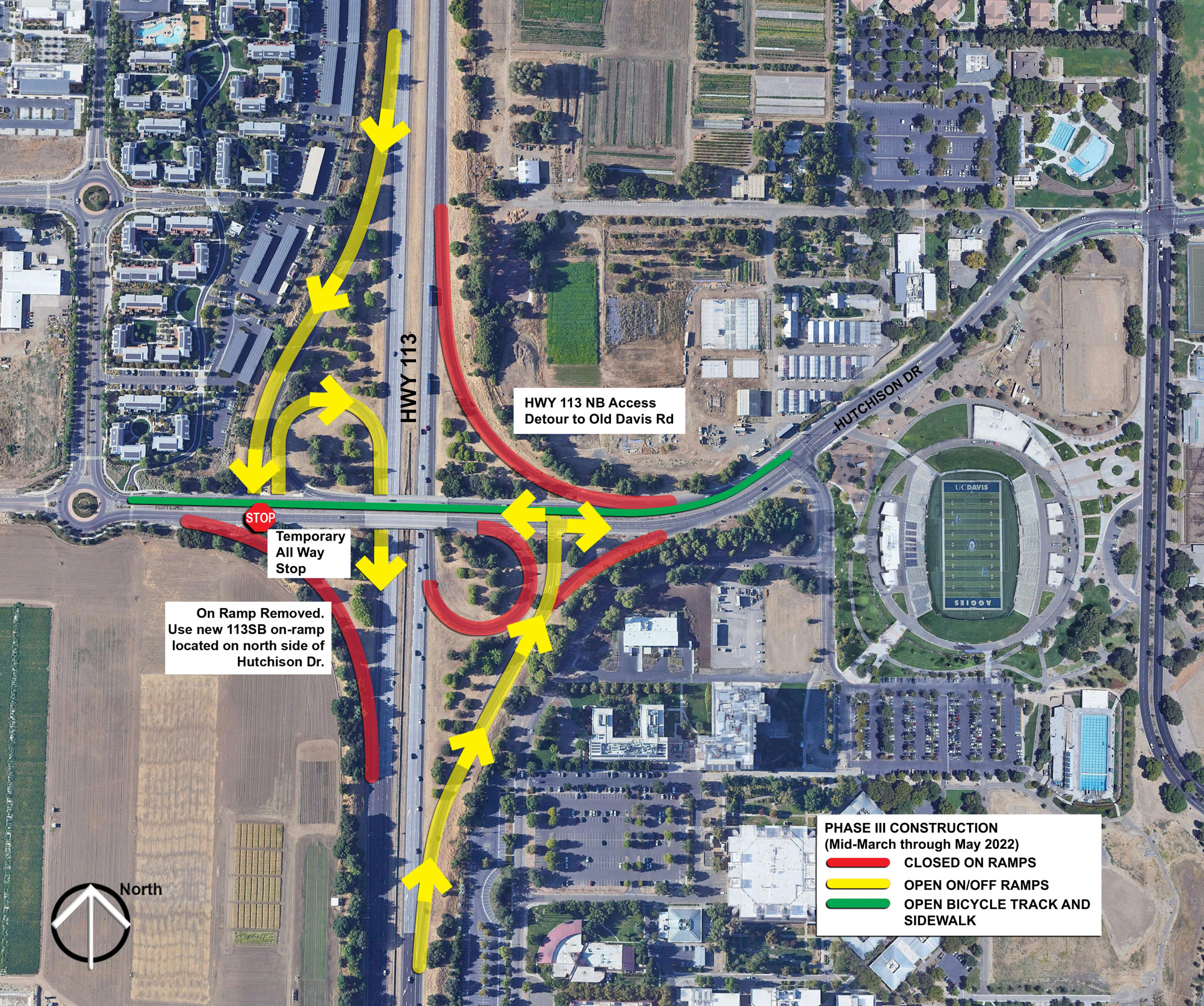 Graphic: Phase 3 ramp closures