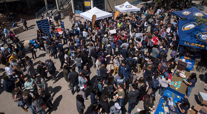 The crowd at the Gary May welcome event.