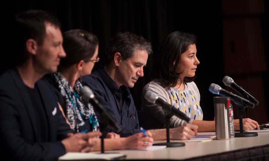 "Science In a Post-Truth Era" panelists.