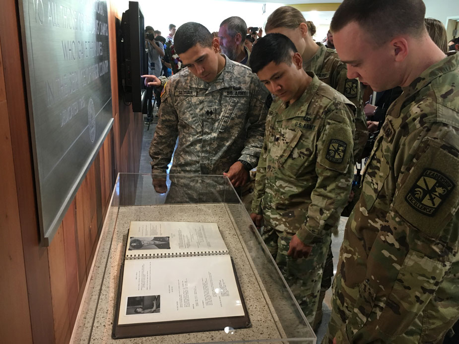 Army cadets in uniform