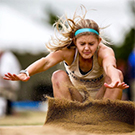 Erinn Beattie long jumps