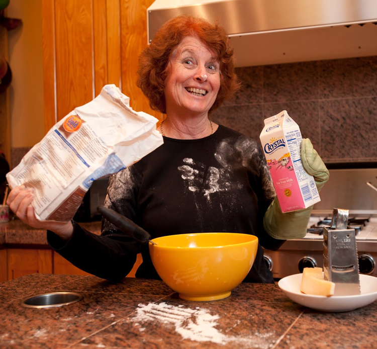 Susanne in her kitchen