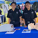 Fire Department booth at TGFS