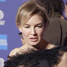 Renée Zellweger being interviewed.