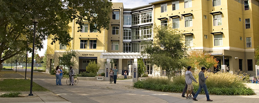 Exterior of Alder Hall