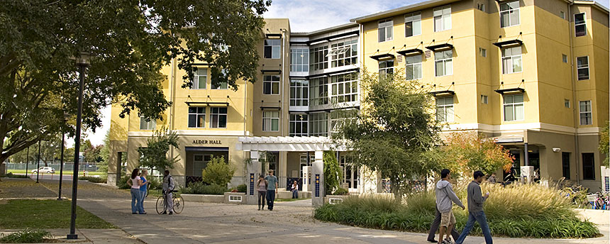 Alder Hall student residence exterior