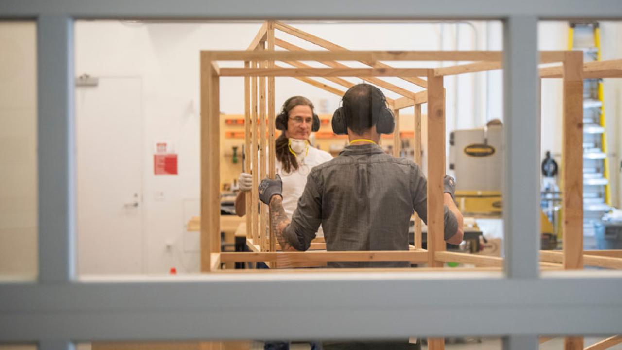 Preparators build