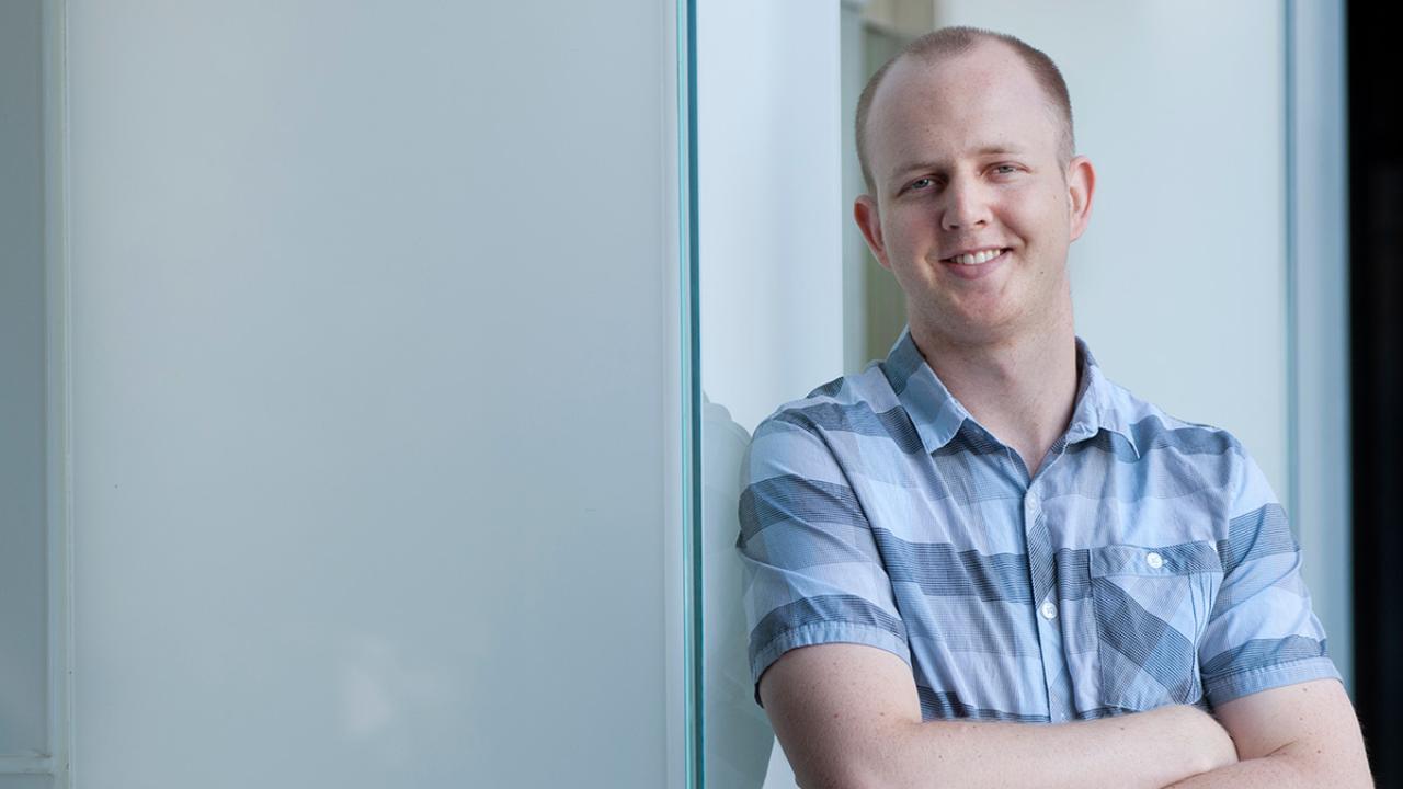 Portrait of managerial economics major Patrick McCartney