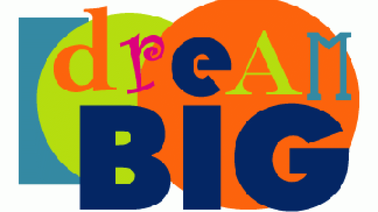 "Dream Big" exhibition logo