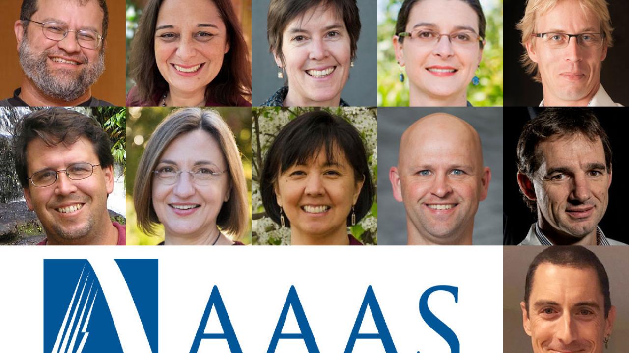 11 headshots plus AAAS logo
