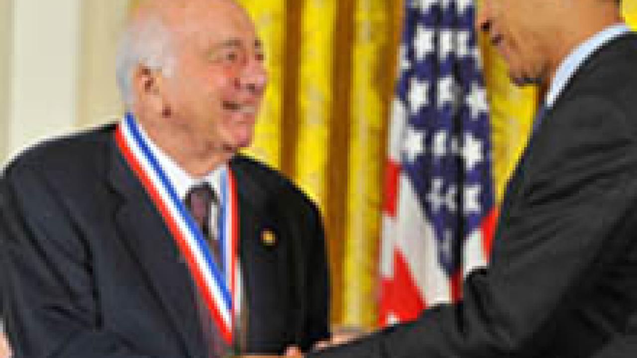 Berni Alder received the National Medal of Science from President Barack Obama on Oct. 7.  Alder helped develop Monte Carlo methods, a class of computational algorithms.