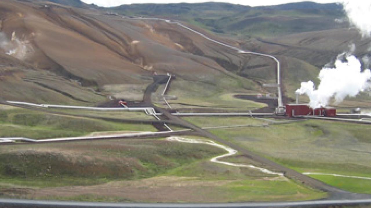 The geothermal field at Krafla, Iceland, is yielding new insights on geothermal heat.