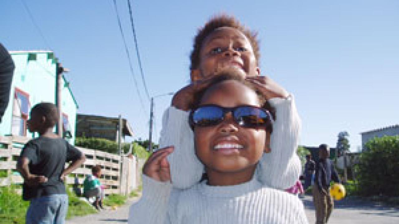 UC Davis student Ian MacKenzie encountered these playful youth in South Africa recently.
