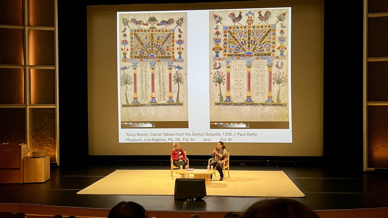 UC Davis Art History professor, Heghnar Watenpaugh, gave lecture “Survivor Objects and Captive Sites: Art and Cultural Heritage in Genocide” at The Getty Center in Los Angeles this past December on the Armenian genocide and the significance of art. (Jamie Gelfond/ photography)