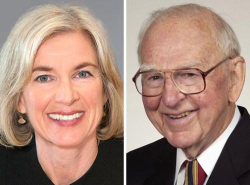 Jennifer Doudna and Edwin G. Krebs, UC faculty