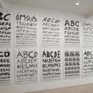 Font samples from the Black Market Type & Print Shop