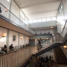 Olson Hall interior, staircasze