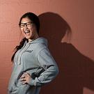 Laughing woman