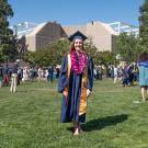 Megan Bull at her UC Davis graduation in 2018