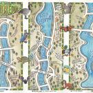 Color illustration of the UC Davis Arboretum map