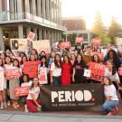 National Period Day rally at UC Berkeley in 2019