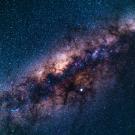 A vibrant view of the Milky Way galaxy filled with stars and cosmic colors.