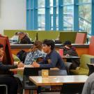 Students sitting in Coffee House